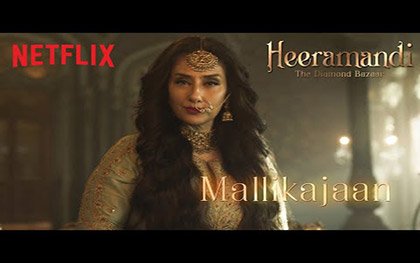 Manisha Koirala as Mallikajaan - Heeramandi: The Diamond Bazaar