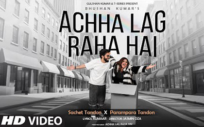 Achha Lag Raha Hai (Visualizer) - Sachet Tandon, Parampara Tandon