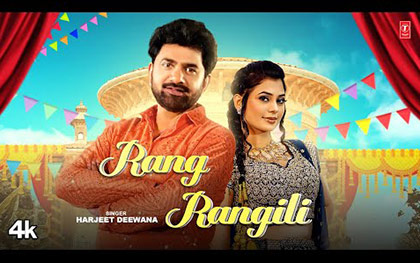 Haryanvi Song Rang Rangili By Harjeet Deewana Ft. Uttar Kumar, Ruba Khan