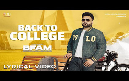 Punjabi Song Back To College (Lyrical) By Kulbir Jhinjer