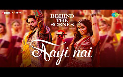 Aayi Nai Song Making - Stree 2