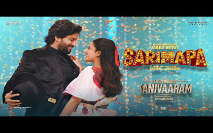 Sa Ri Ma Pa Song - Saripodhaa Sanivaaram