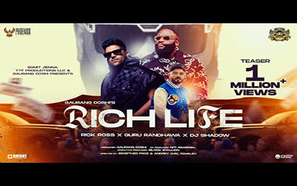 Punjabi Song Rich Life Teaser - Rick Ross, Guru Randhawa