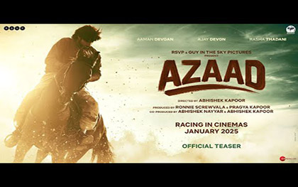 Azaad Teaser - A Devgn, A Devgan, Rasha Thadani