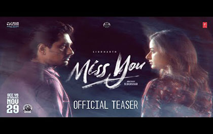 Miss You Movie Teaser - Tamil Movie