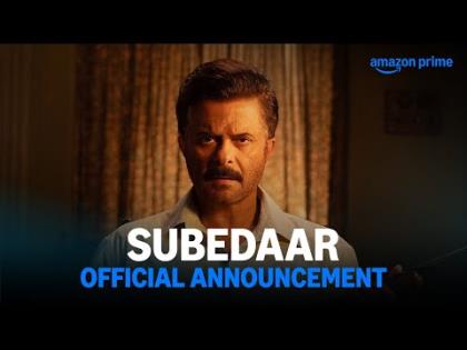 Subedaar – First Look - Anil Kapoor - Prime Video India