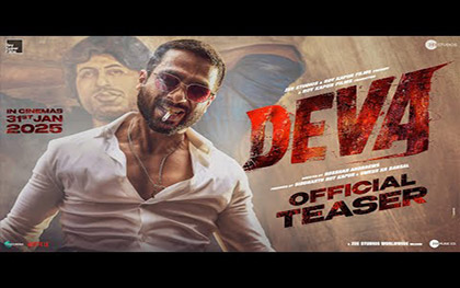 Deva - Official Teaser - Shahid Kapoor 