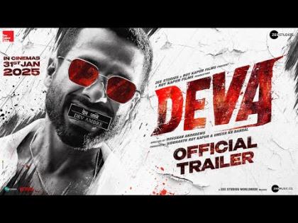 Deva Official Trailer - Shahid Kapoor, Pooja Hegde