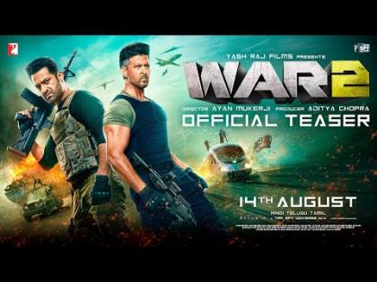WAR 2 Official Teaser - Hrithik Roshan, NTR, Kiara Advani