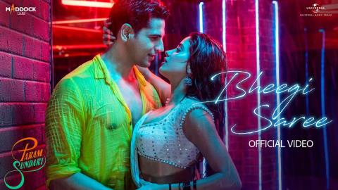 Bheegi Saree Song - Param Sundari - Sidharth M, Janhvi Kapoor