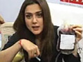 Preity Donates Blood