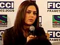 Preity Zinta at FICCI Frames