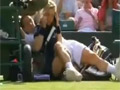 Ball Girl in Wimbledon collision